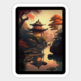 Japanese Garden Sticker